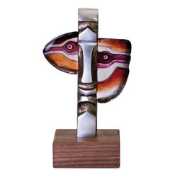 Décoration Statuette en verre Atle v édition limitée Mats Jonasson -68040