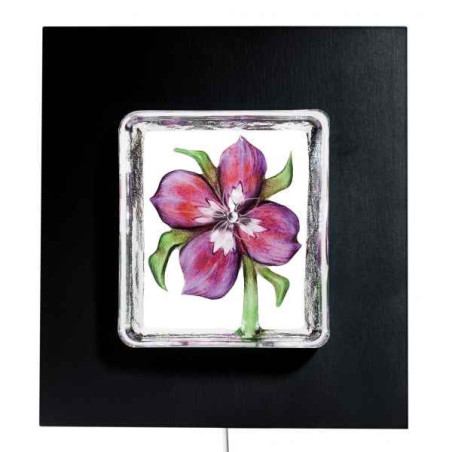 Objet de collection en verre Lily , violet Mats Jonasson -63052 dans animaux-bois-animaux-bronzes