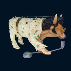 Figurine Statuette Vache The King Table Cow Art in the City - 80904