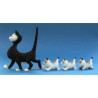 Figurine Chat la promenade Dubout  -DUB23