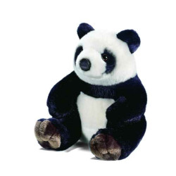 Animaux-Bois-Animaux-Bronzes propose Panda assis peluche animalière -1633