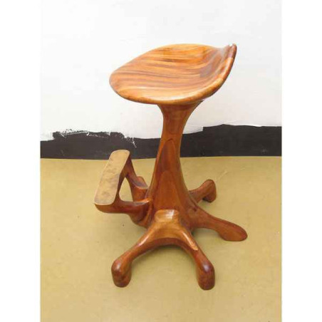 Tabouret de bar Poulpe Bois de Rauli  -LAST1373770R