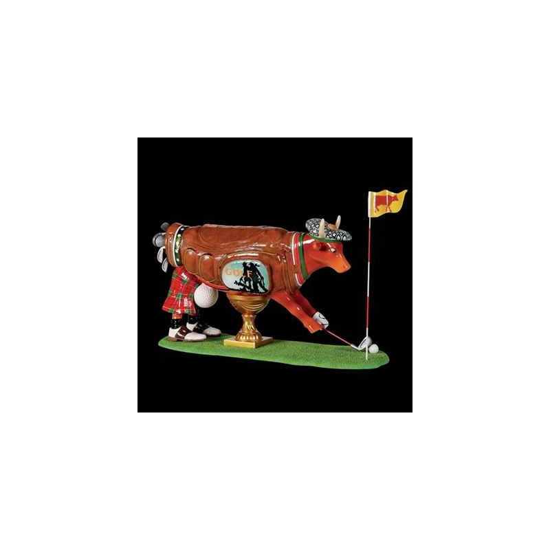 Figurine Statuette Vache The Golfer Art in the City - 80637