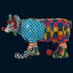 Figurine Statuette Vache Charlie the Clown Art in the City - 80621