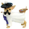 Figurine Parastone Chihuahua artiste peintre -CHI13337