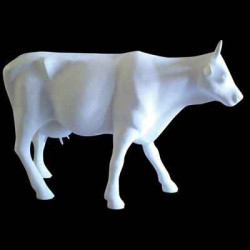 Figurine Statuette Vache Deco Cow Blank Art in the City - 80913