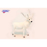 Animaux de la ferme Cerf blanc 52cmh peluche animalière -6190