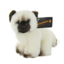Animaux-Bois-Animaux-Bronzes.com propose Chaton siamois 16 cm peluche -1957 (2)