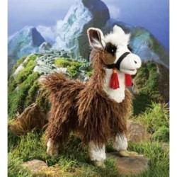 Animaux de la forêt Lama marionnette 