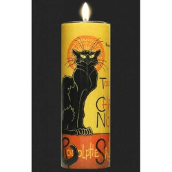 Animaux-Bois-Animaux-Bronzes.com propose Bougie 14,5cm steinlen Chat noir Parastone -TC13ST