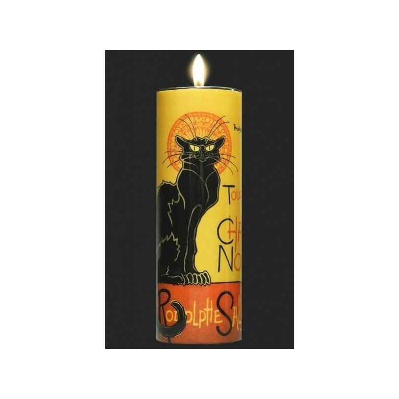 Animaux-Bois-Animaux-Bronzes.com propose Bougie 14,5cm steinlen Chat noir Parastone -TC13ST