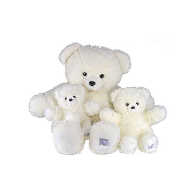 Décors Animaux peluche Ours collection blanc 60 cm  histoire d'ours -2189