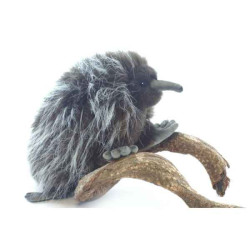 Animaux de la ferme Porc-epic 14cmhx26cml peluche animalière -3698