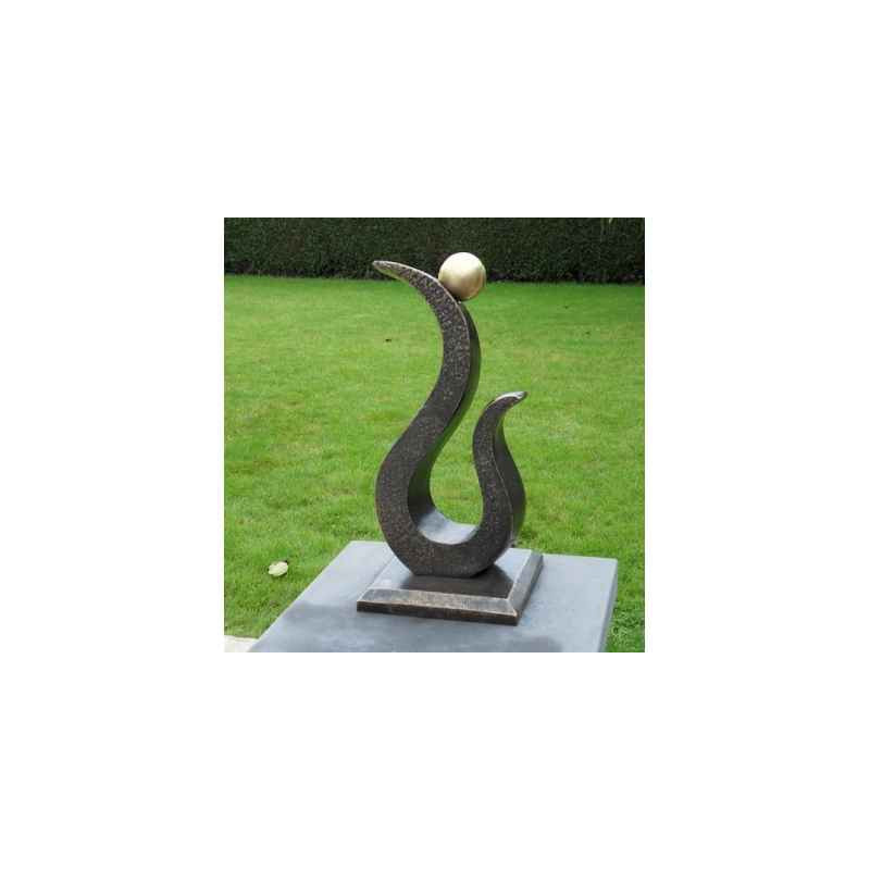 Sculpture moderne dew drop   -AN0816BR -BI 