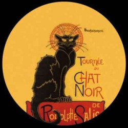 Animaux-Bois-Animaux-Bronzes.com propose Presse Papier steinlen Chat noir Parastone -PSTE1