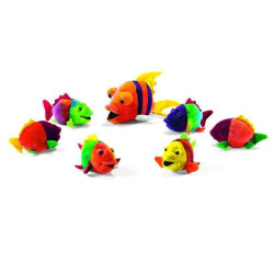 Animaux marins 6 Peluches Poisson 15 cm peluche animalière -2977