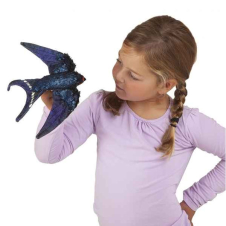 Décoration OiseauxHirondelle marionnette à doigts  Folkmanis
