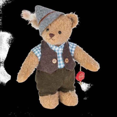Animaux-Bois-Animaux-Bronzes propose Peluche Ours teddy bear nounours jacob 28 cm hermann teddy original -16627 6