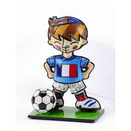 Décoration Statue résine Football coupe du monde france Britto Romero -B333125