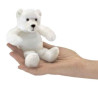 Marionnette à doits peluche mini ours polaire Folkmanis -2770