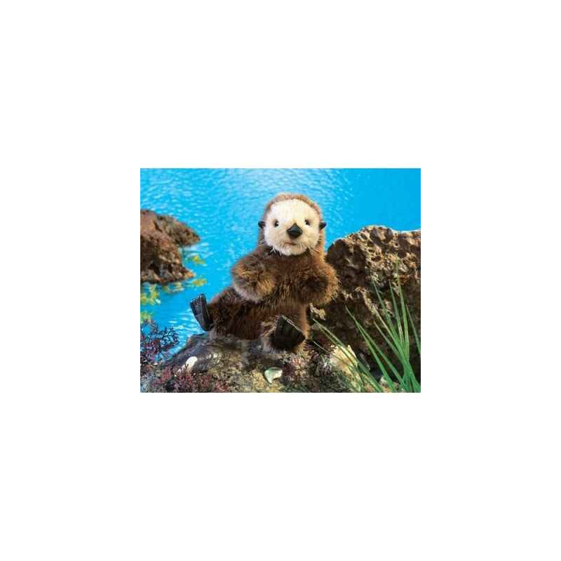 Animaux marins Baby sea otter marionnette 