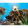 Animaux marins Baby sea otter marionnette 