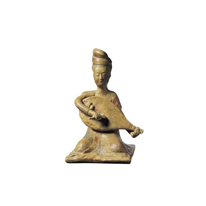 Décoration Statue résine Joueuse de luth statuette musée RMNGP -RK007964