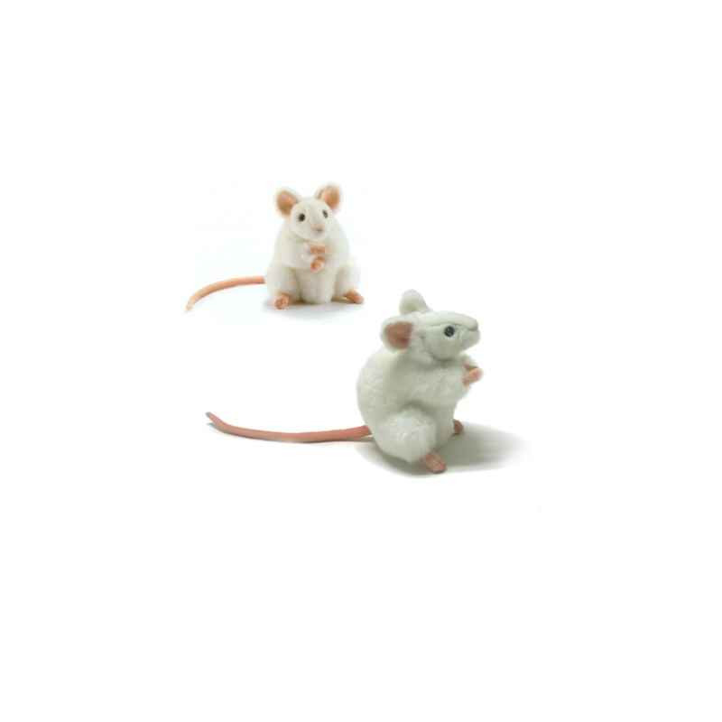 Peluche Souris blanche   Animaux 5323