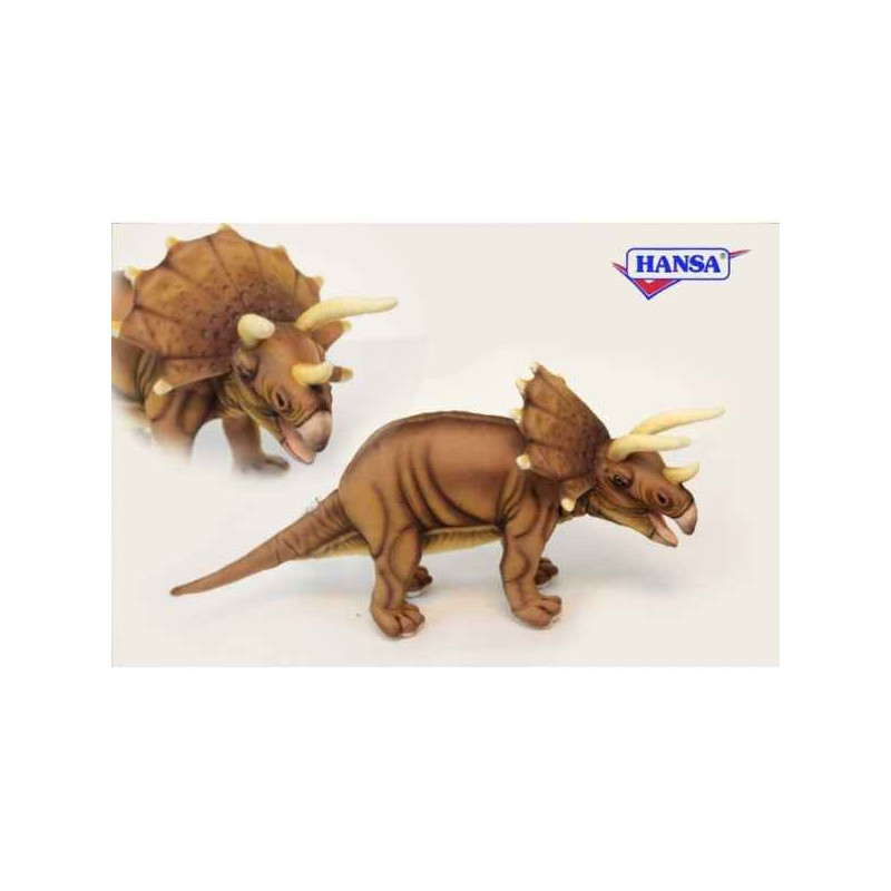 Animaux préhistoriques Tricératops peluche animalière -6135