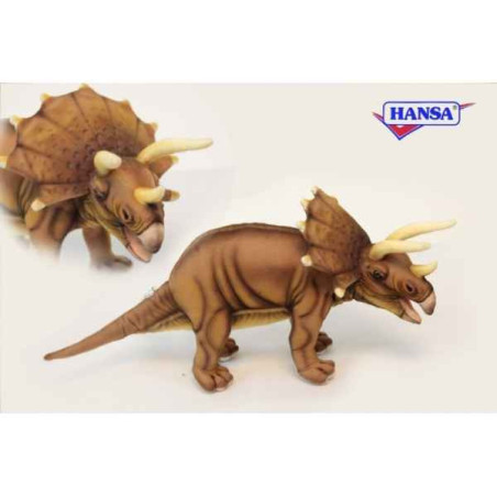 Animaux préhistoriques Tricératops peluche animalière -6135