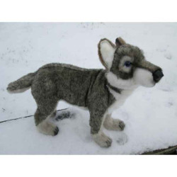 Animaux de la forêt Loup bébé à 4 pattes peluche animalière -5467