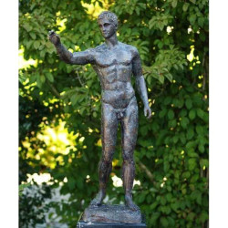 Décoration Statuette bronze personnage Homme nu bronze -B55904