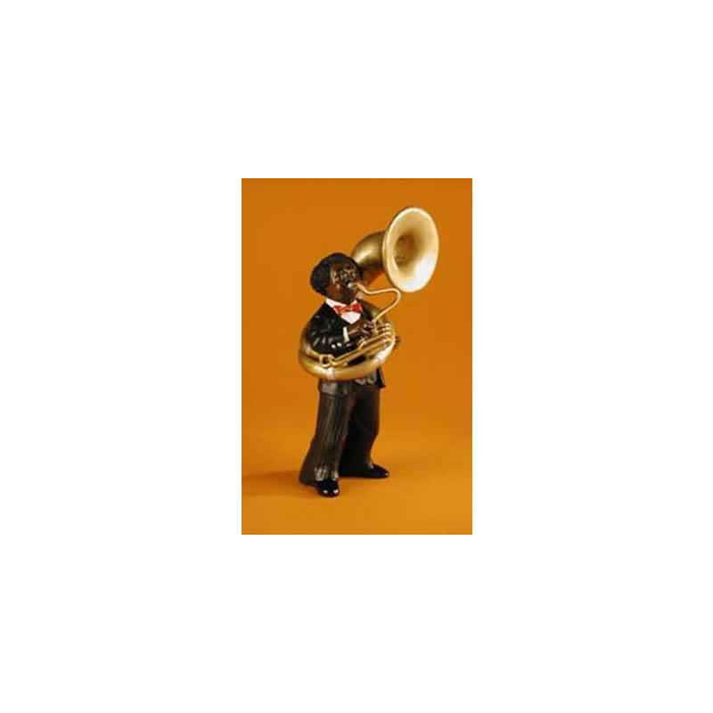 Décoration Statue résine Figurine Jazz  Le tuba - 3169