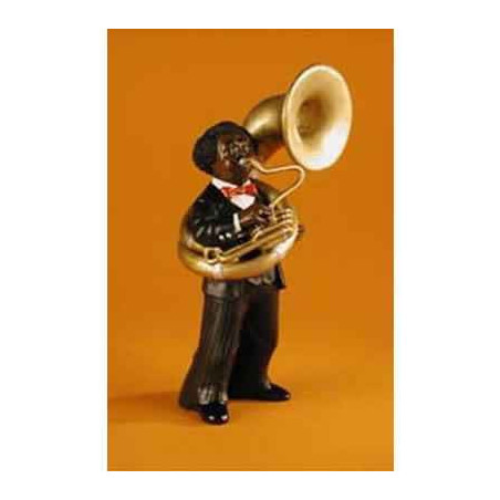 Décoration Statue résine Figurine Jazz  Le tuba - 3169