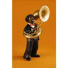 Décoration Statue résine Figurine Jazz  Le tuba - 3169