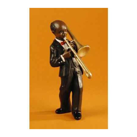 Décoration Statue résine Figurine Jazz  Le trombonne - 3164