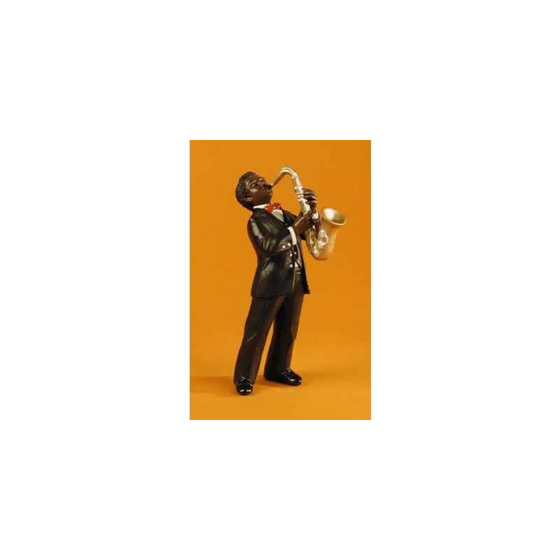 Décoration Statue résine Figurine Jazz  Le 2ème saxophoniste - 3166
