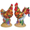 Figurine Poule et Coq Sel et Poivre Pot Pie Poultry in motion  -PM16704