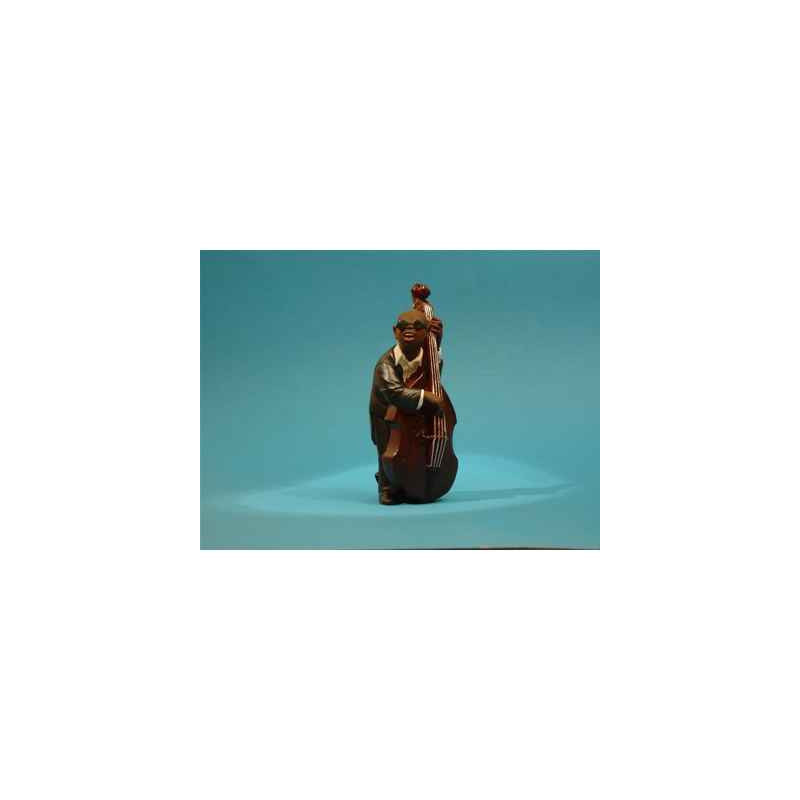 Décoration Statue résine Figurine Jazz  La contrebasse - 3303