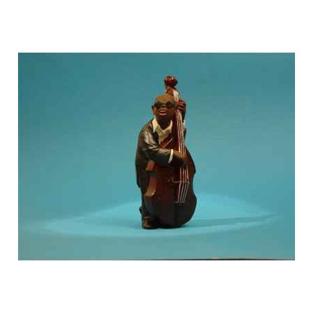 Décoration Statue résine Figurine Jazz  La contrebasse - 3303