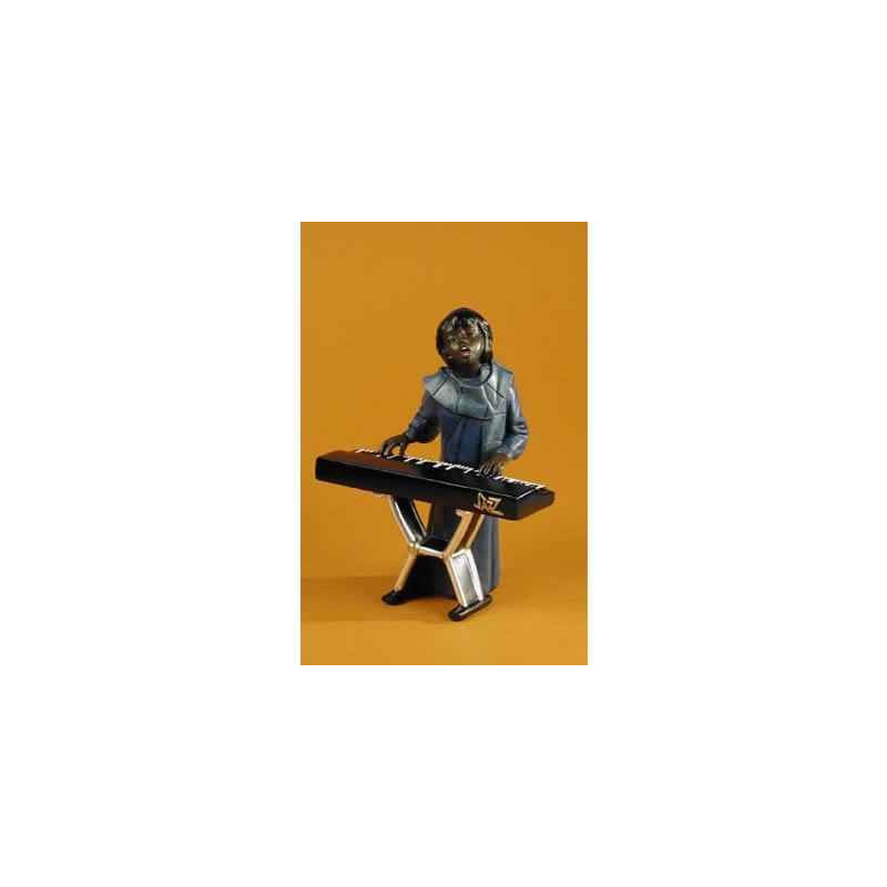 Figurine Jazz La chanteuse au clavier  -3175