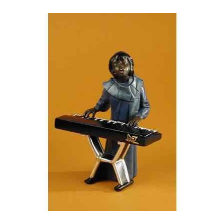 Figurine Jazz La chanteuse au clavier  -3175