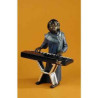 Figurine Jazz La chanteuse au clavier  -3175