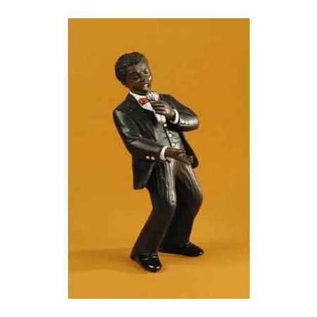 Décoration Statue résine Figurine Jazz  Le chanteur - 3184