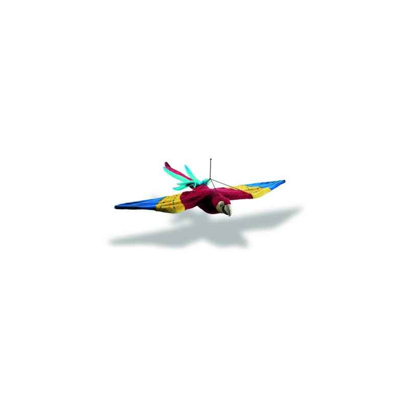 Peluche Ara rouge en vol   Animaux 3460