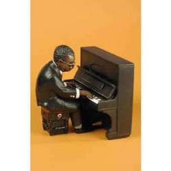 Décoration Statue résine Figurine Jazz  Le pianiste - 3174
