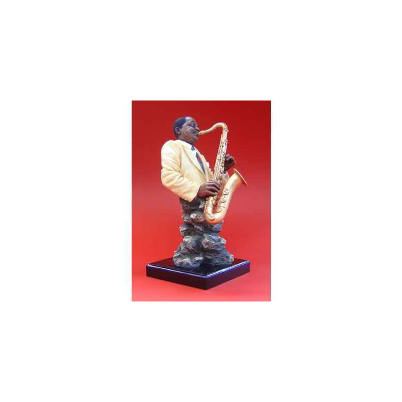 Décoration Statue résine Figurine Just Jazz - Sax - WU71865