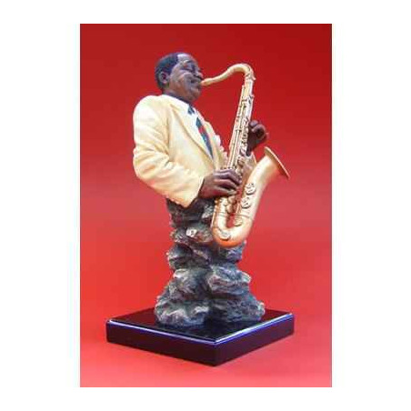 Décoration Statue résine Figurine Just Jazz - Sax - WU71865