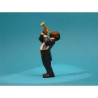 Décoration Statue résine Figurine Jazz  Le 1er trompettiste  - 3304