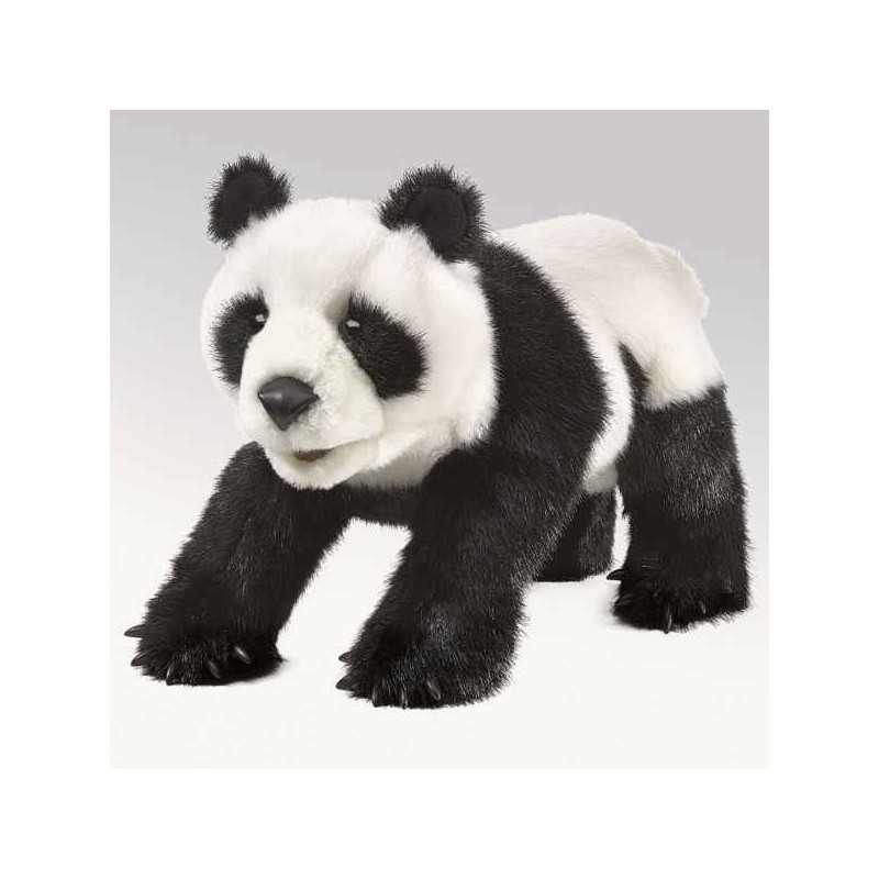 Animaux-Bois-Animaux-Bronzes propose Petit panda marionnette 